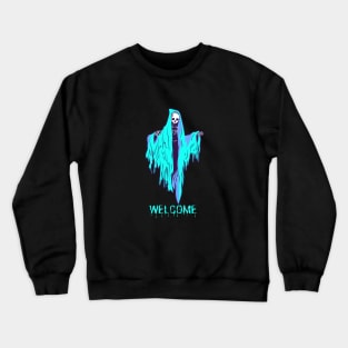 Halloween Scary Ghost Crewneck Sweatshirt